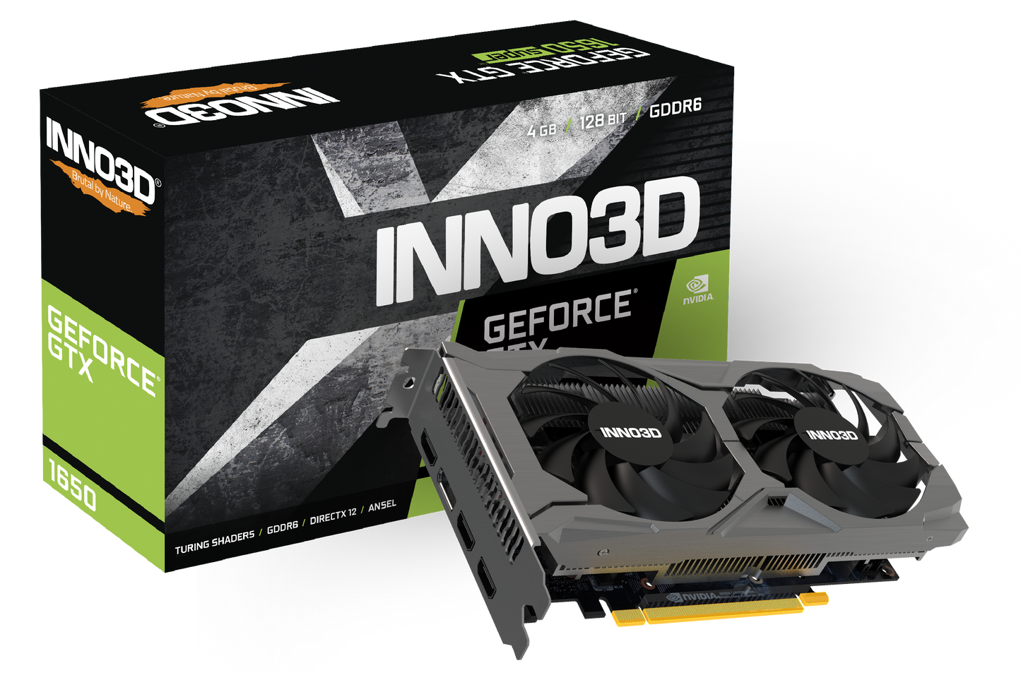KARTE GRAFIKE 4GB INNO3D GTX 1650