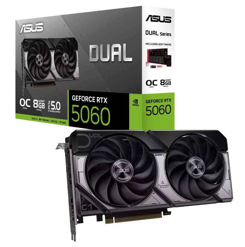 KARTE GRAFIKE ASUS DUAL RTX 5060 8GB